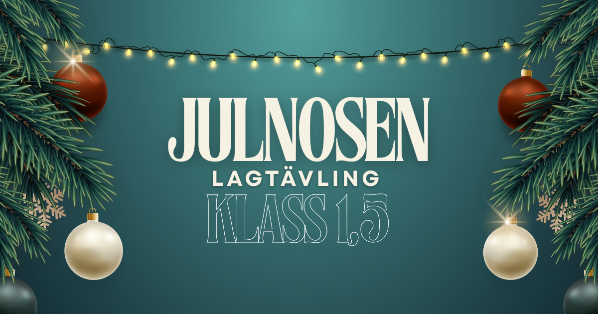 Julnosen, klass 1½ - 12/12